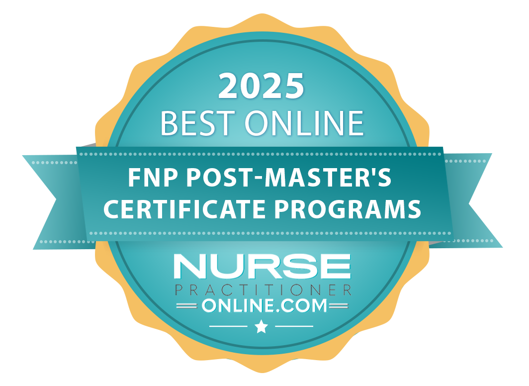 2025 Best Online FNP Post-Master's Certificate Programs Badge